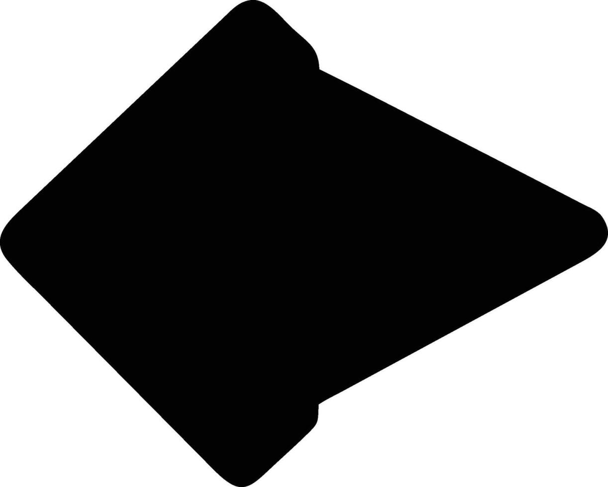 a black arrow pointing down on a white background vector