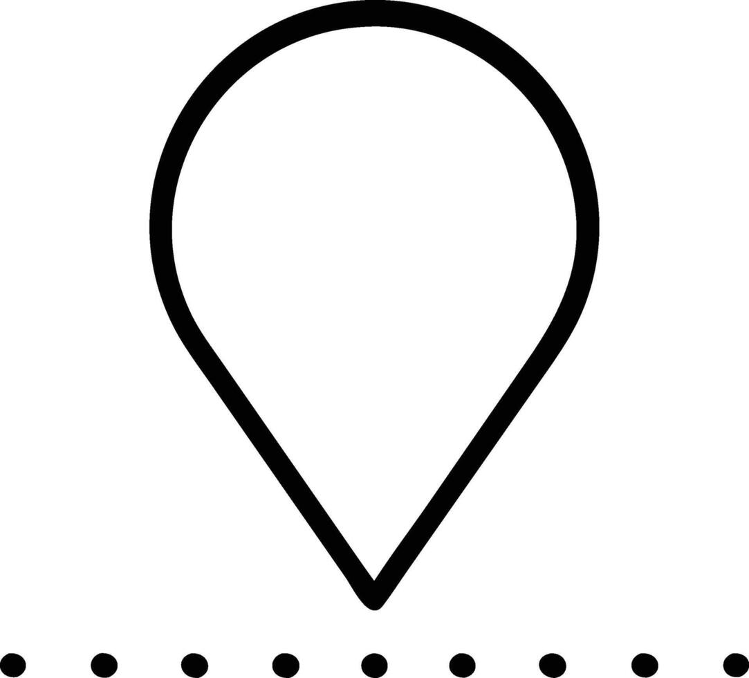 a black and white pin with dots on it vector