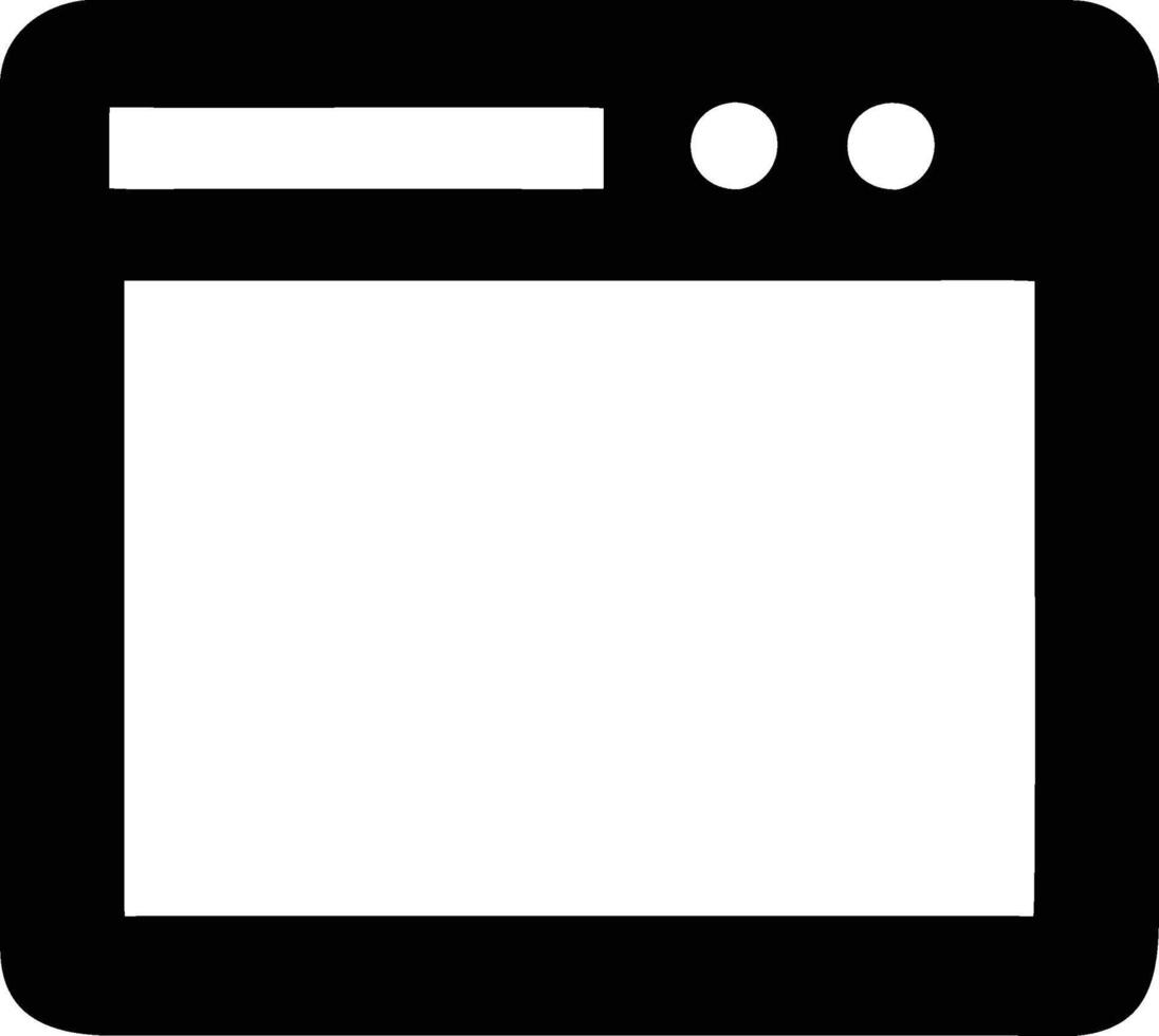 a black and white icon of a stove vector
