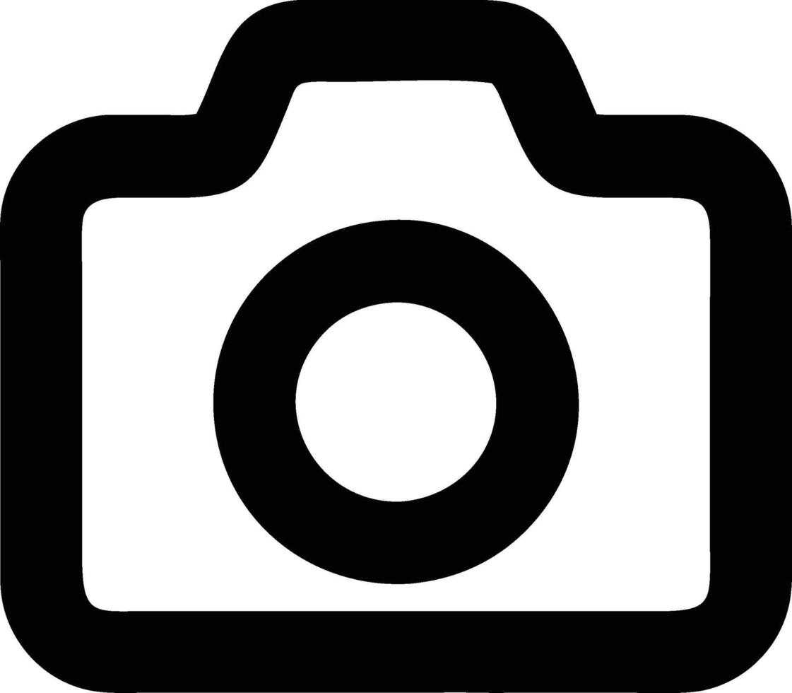 a camera icon on a white background vector