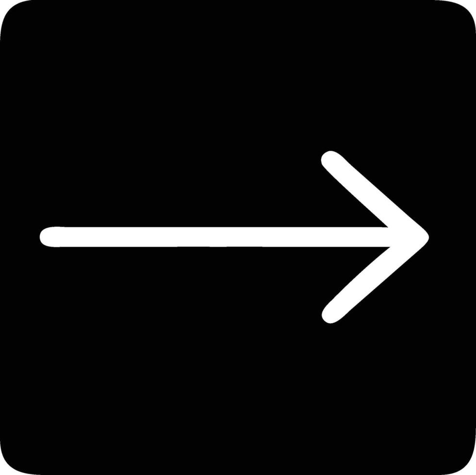 a white arrow pointing in the direction of an arrow vector