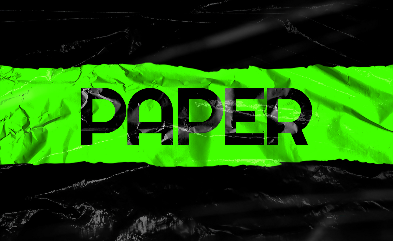 Paper Text Effect psd