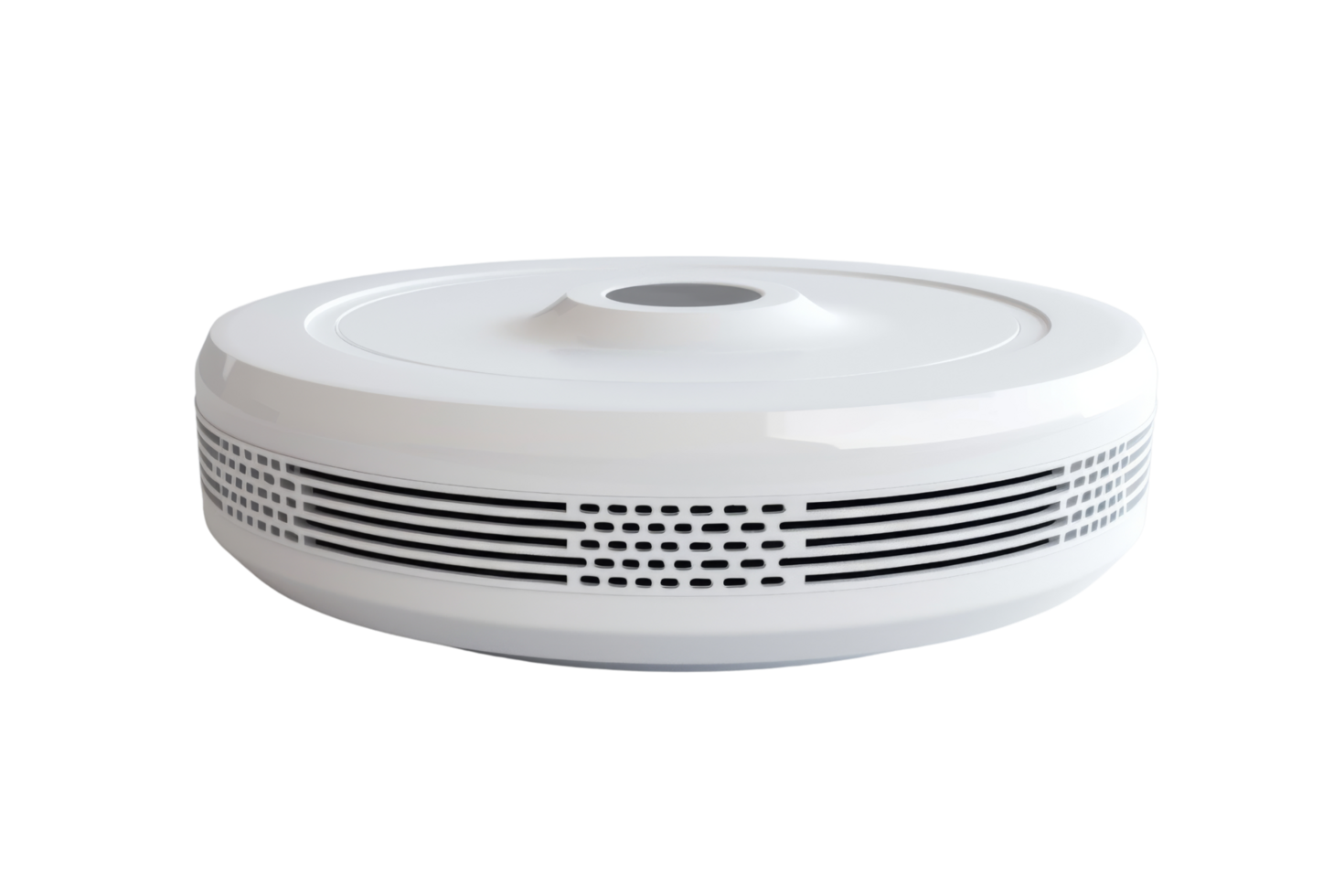 White Round Smart Home Device png