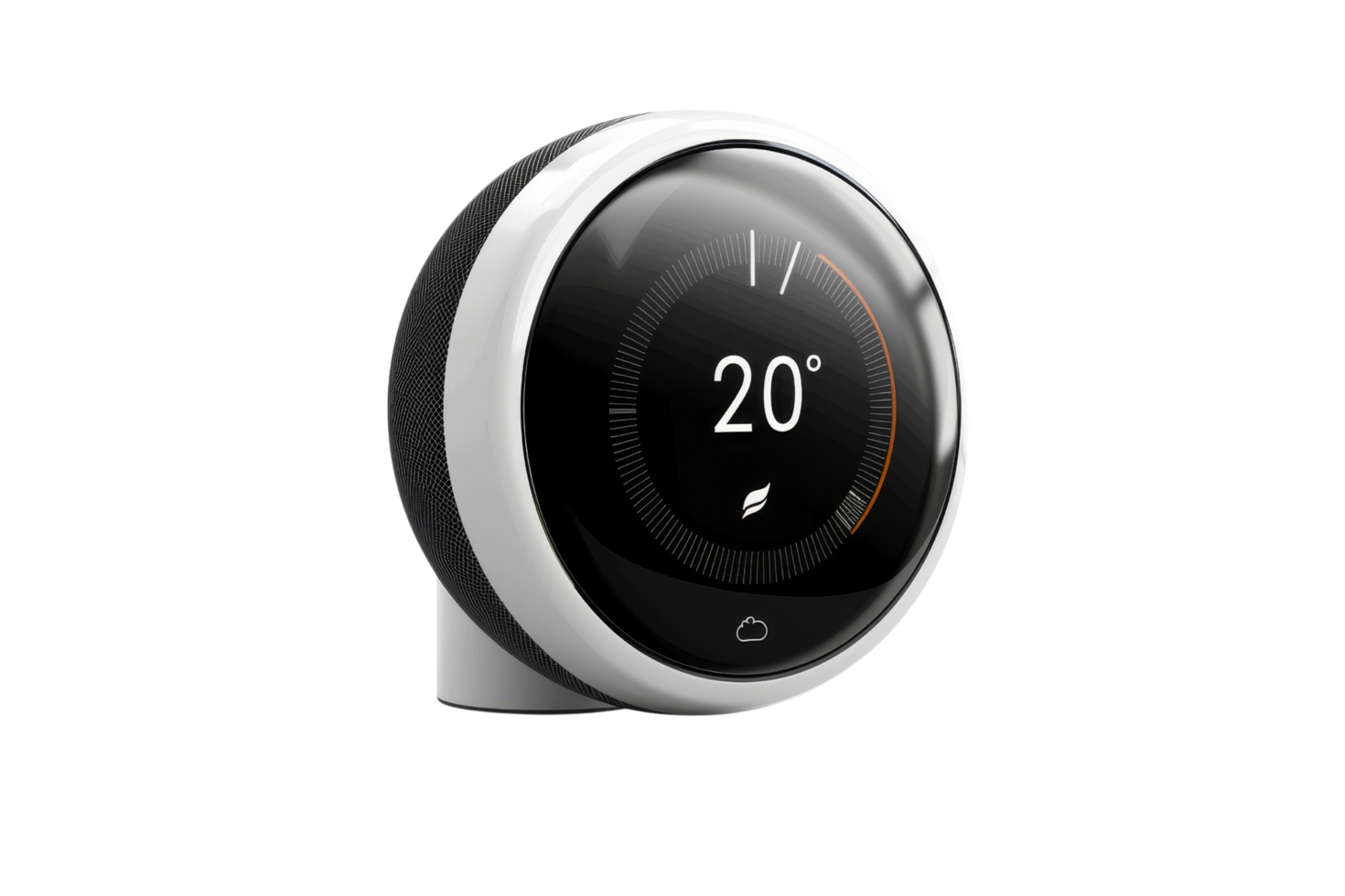 Smart Thermostat Displaying Temperature png