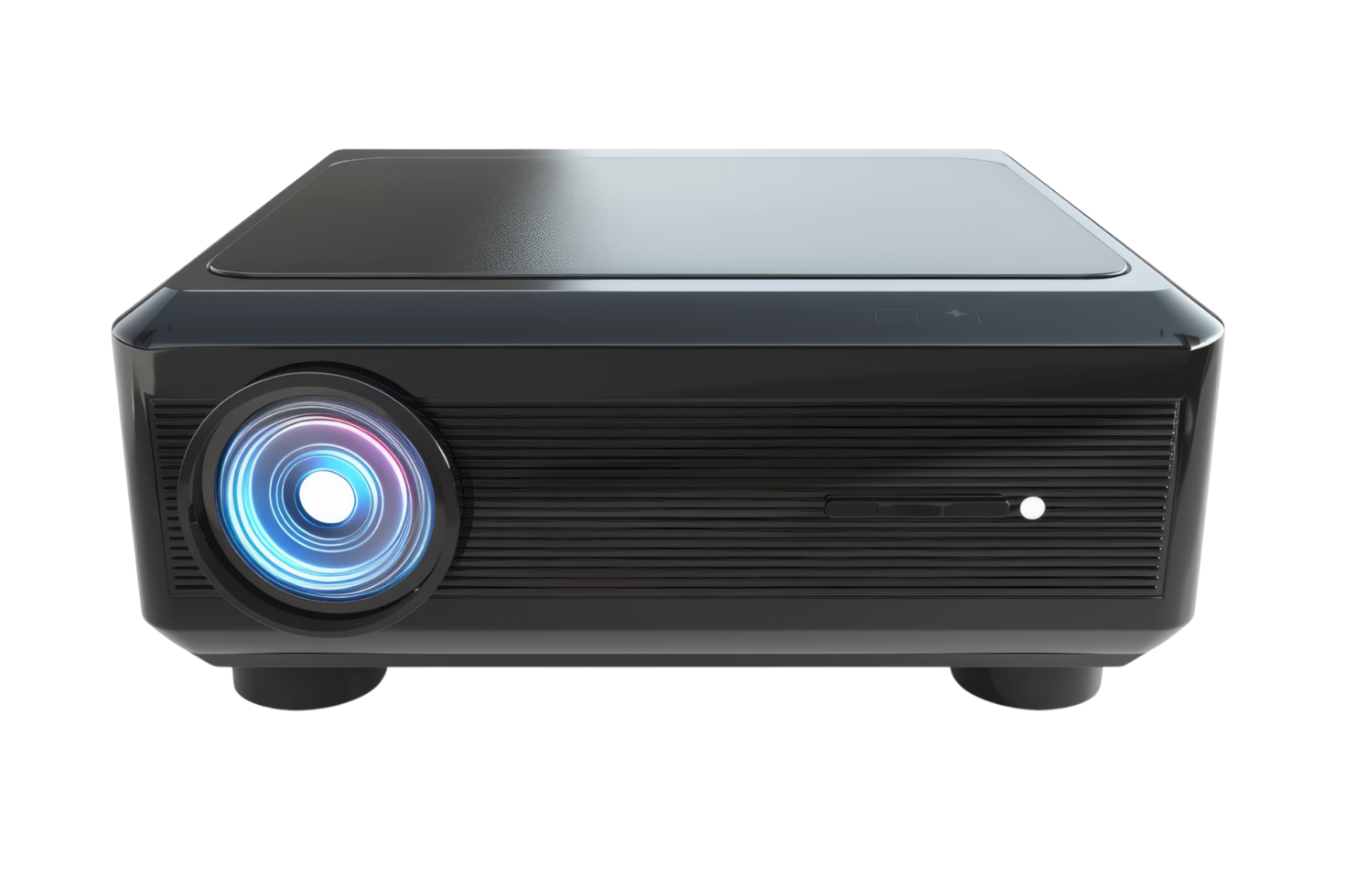 Black Projector with Blue and Pink Light png