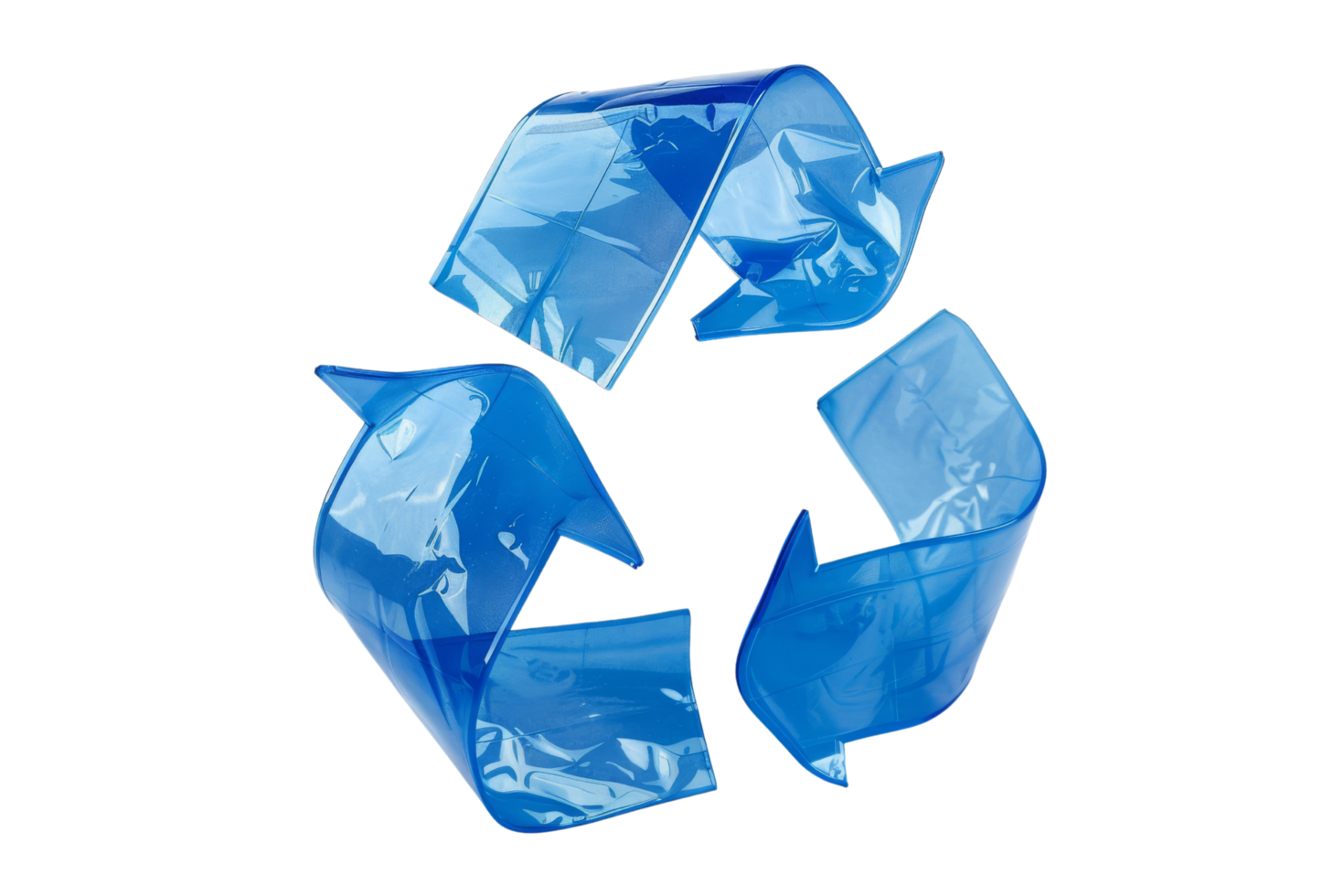 Blue Recycle Symbol png