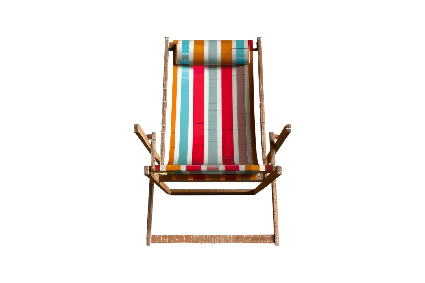 Striped Beach Chair png