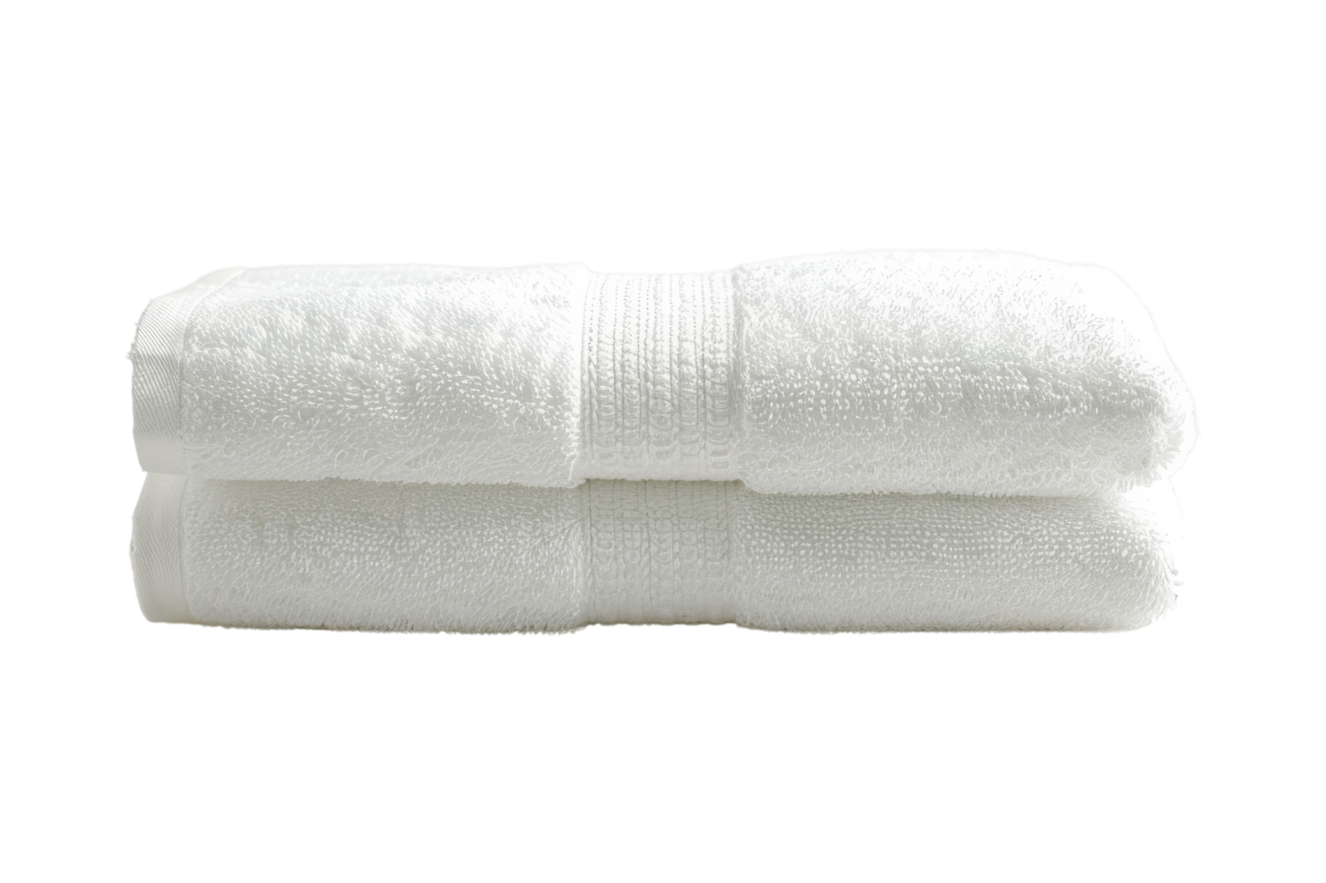 White Terry Towel Folded png