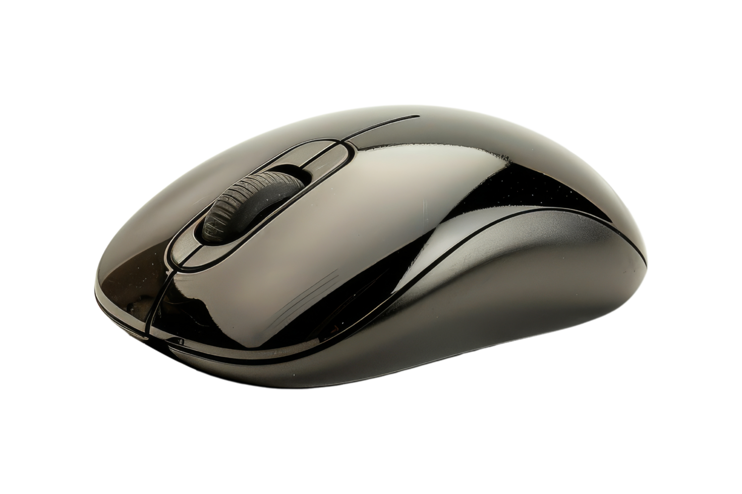 Black Wireless Computer Mouse png