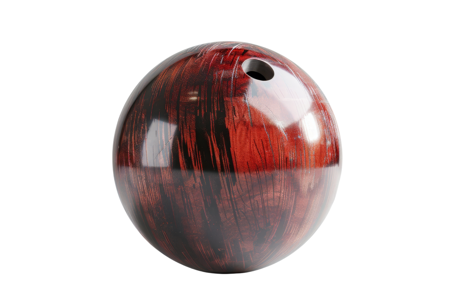 Red Wooden Egg with Hole png