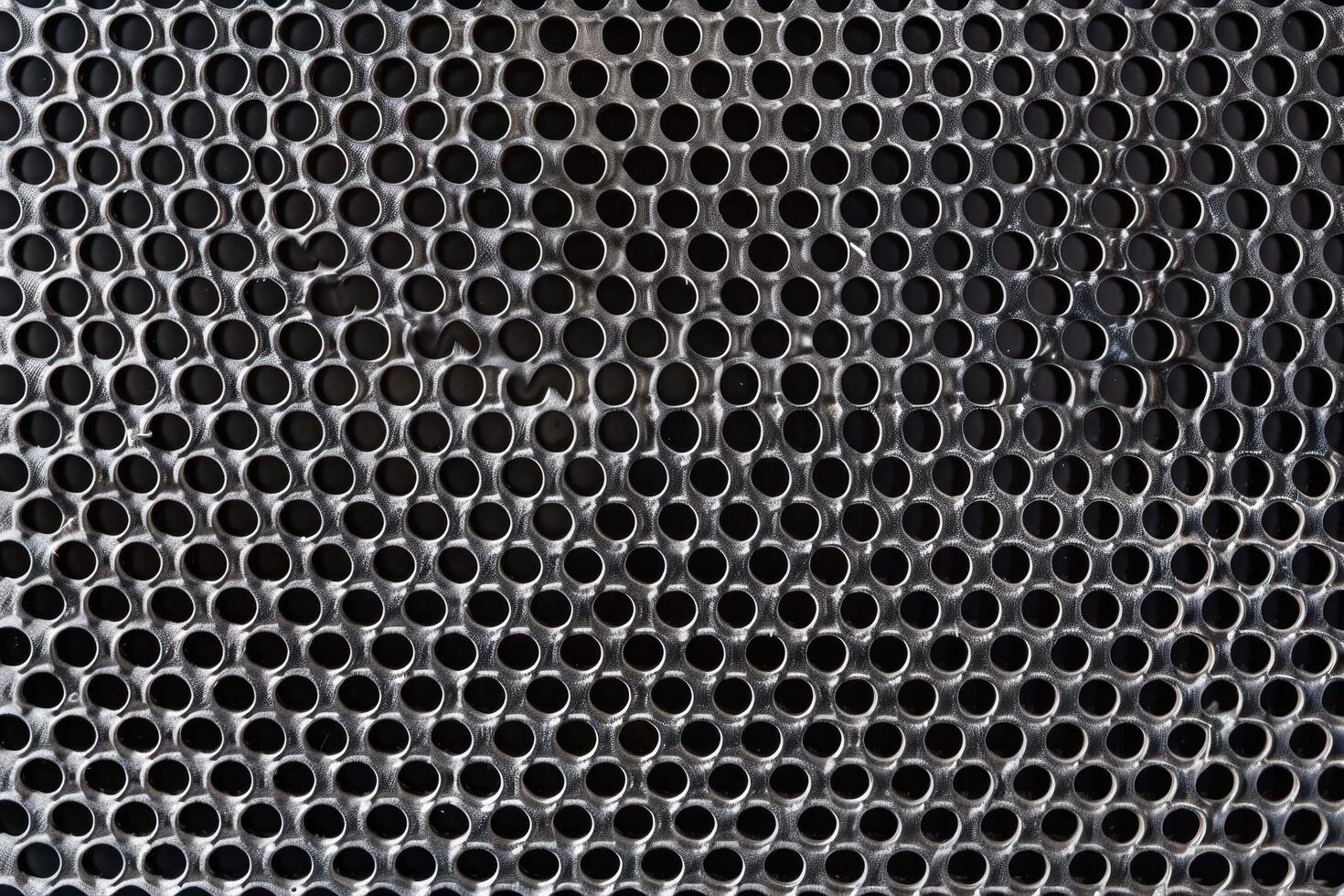 A mesh texture background features a grid-like pattern of intersecting lines, creating a semi-transparent, netted appearance photo