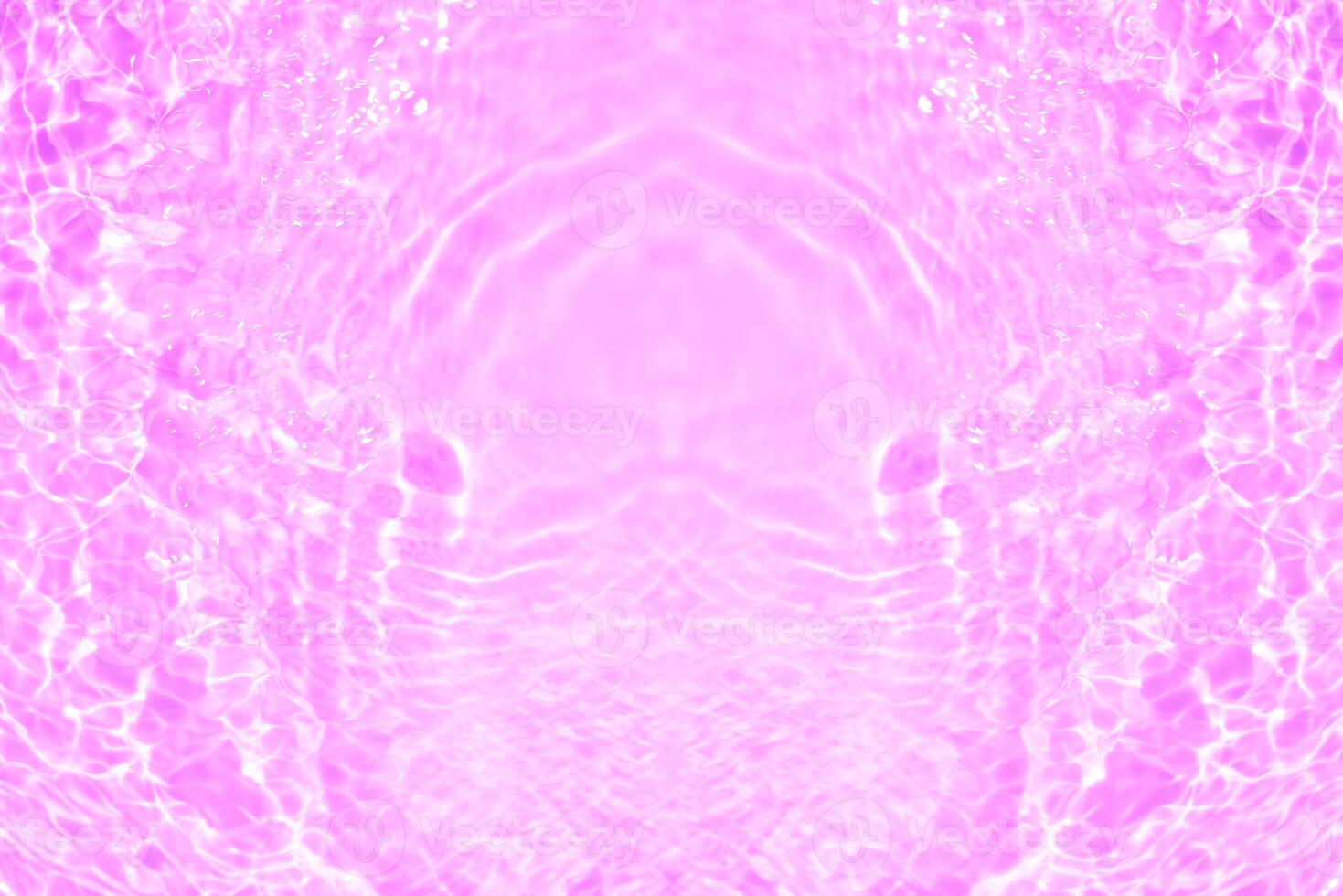 Blue water with ripples on the surface. Defocus blurred transparent blue colored clear calm water surface texture with splashes and bubbles. Water waves with shining pattern texture background. photo