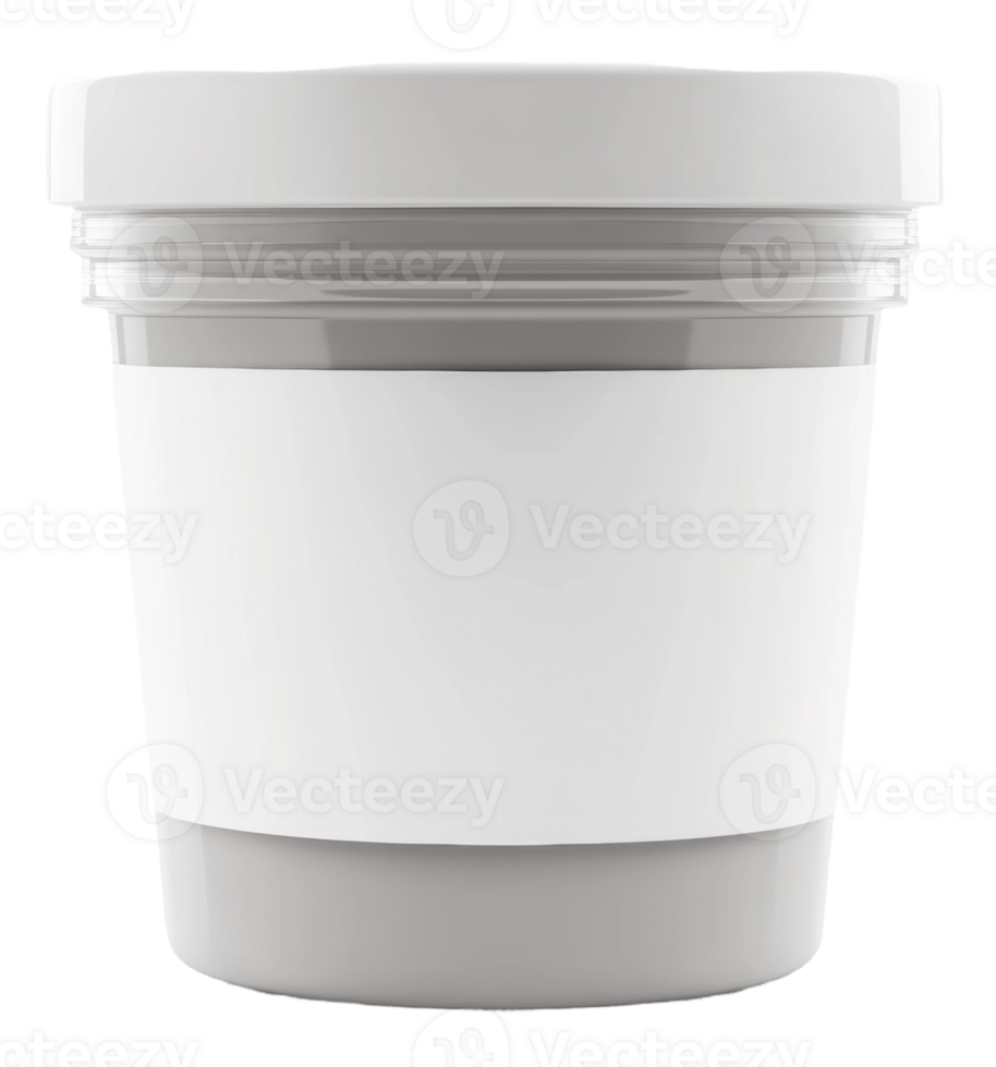 Empty container for paint or similar substance, cut out - stock . png