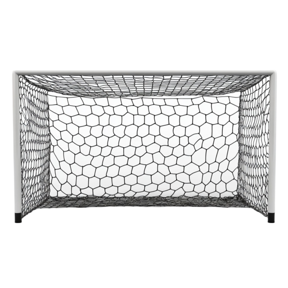 Soccer Goal on Transparent Background AI-Generative png