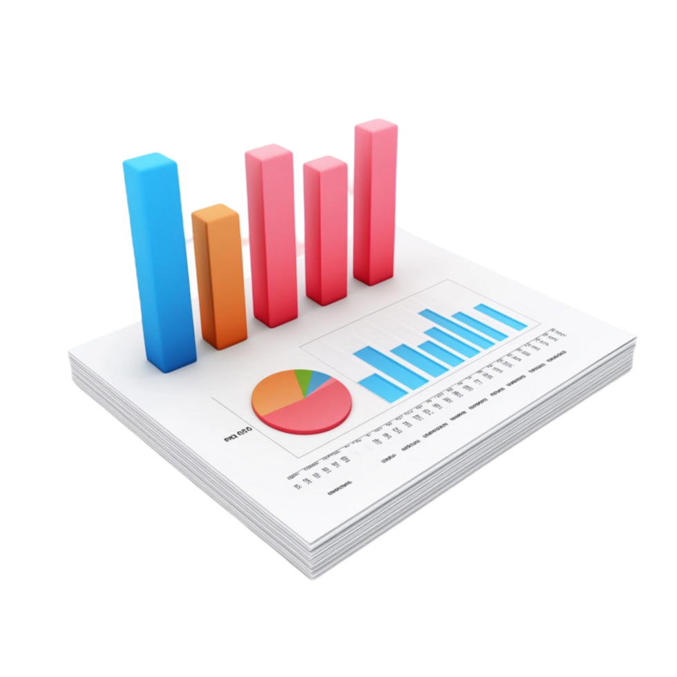 Business Graph Chart AI-Generative png