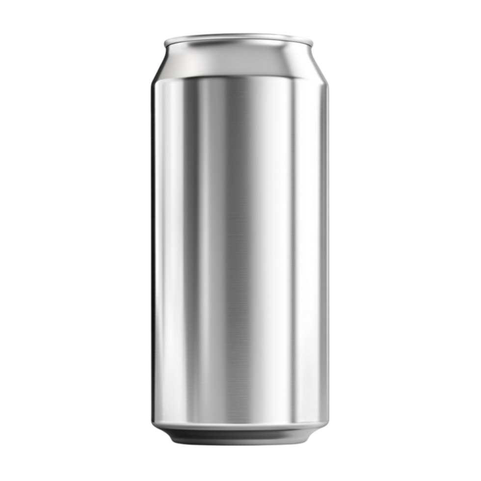 Aluminium Can on Transparent Background AI-Generative png