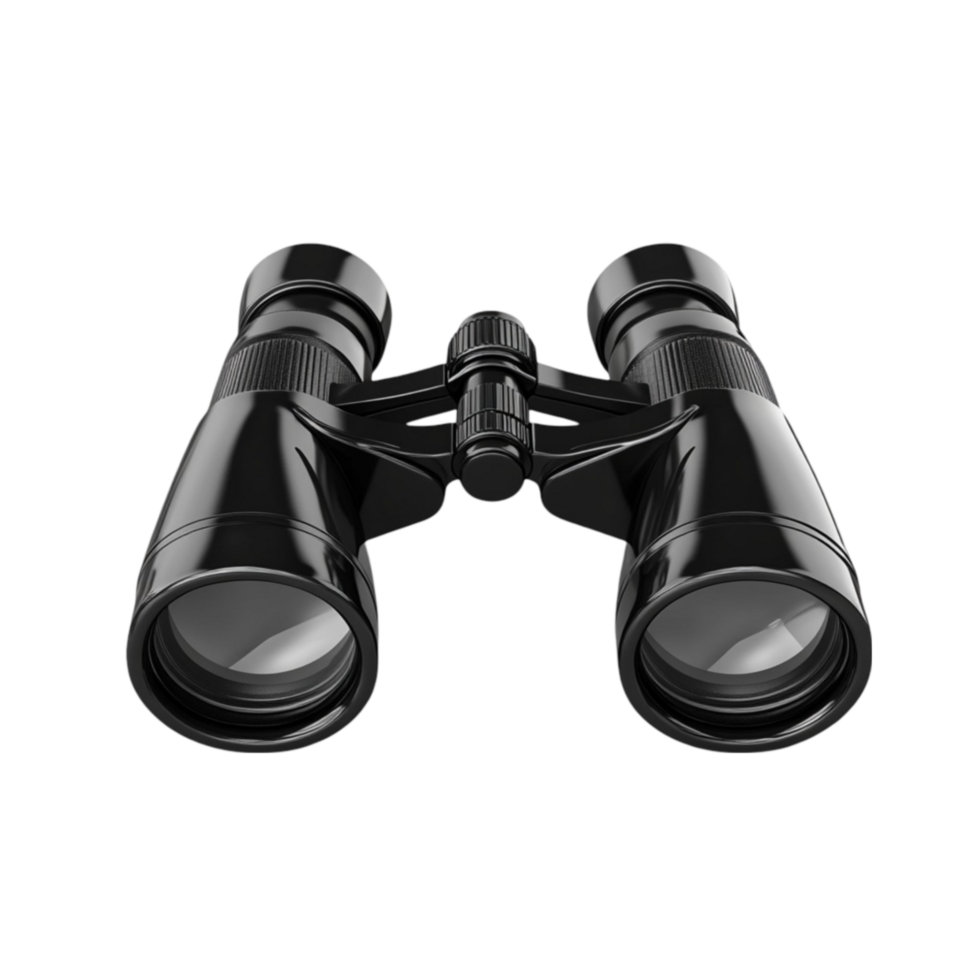 Black Color Binoculars AI-Generative png