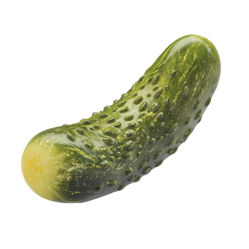Cucumber on Transparent Background AI-Generative png