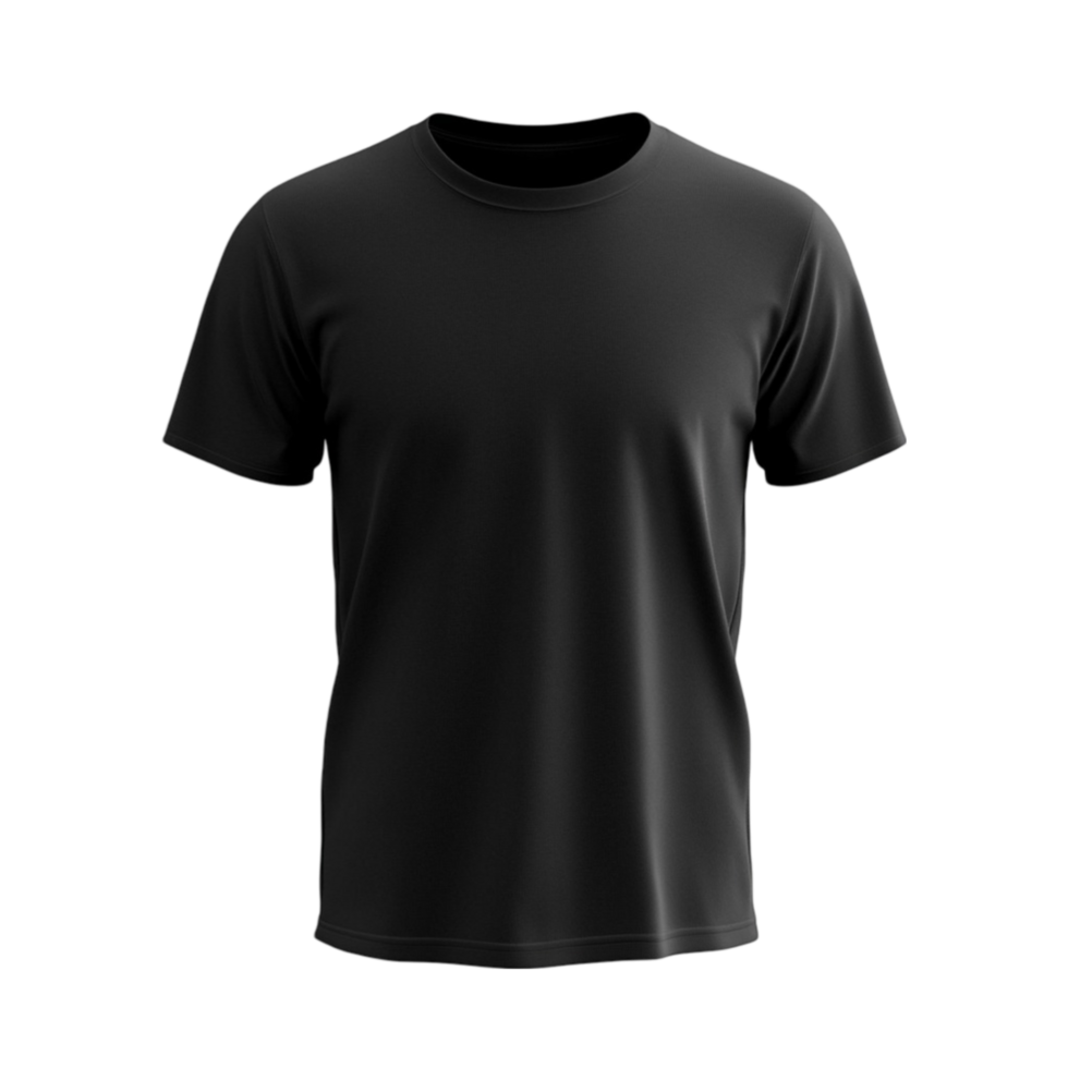 Black T Shirt Mock up AI-Generative png