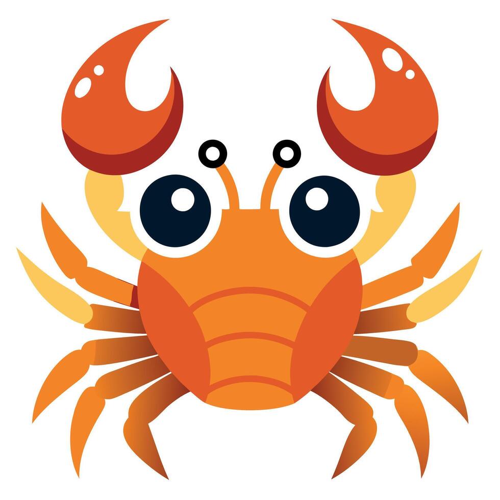Fiddler Crab goes kawaii vector