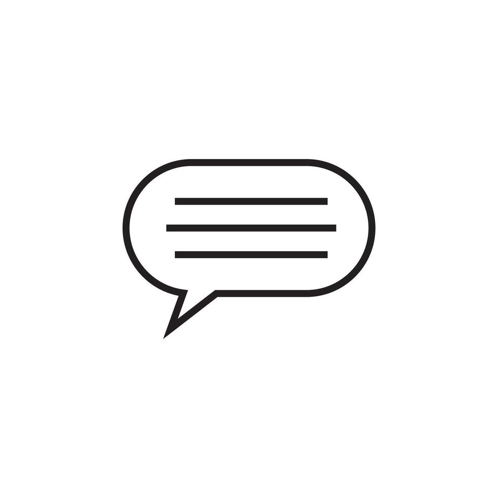 speech bubble, icon vector