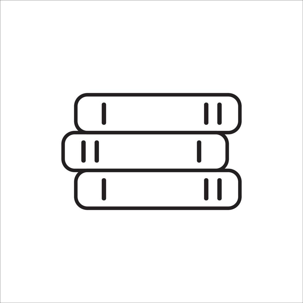 stack of books icon vector