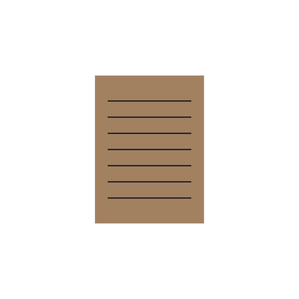 A document icon vector
