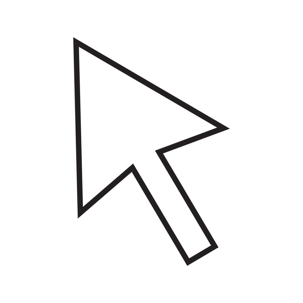 mouse arrow icon vector