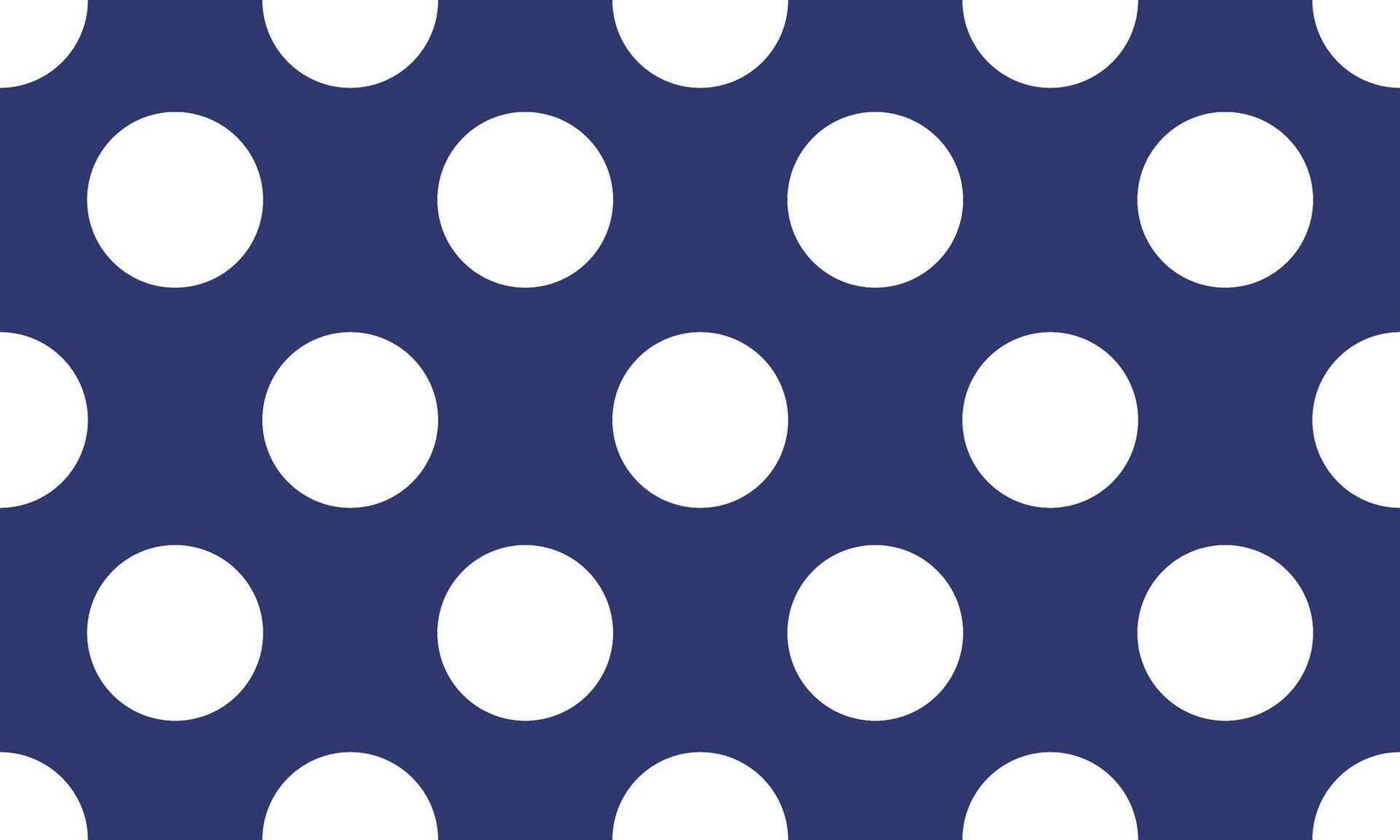 a detailed fabric pattern composed of circle shape designs,white dot on blue background. vector