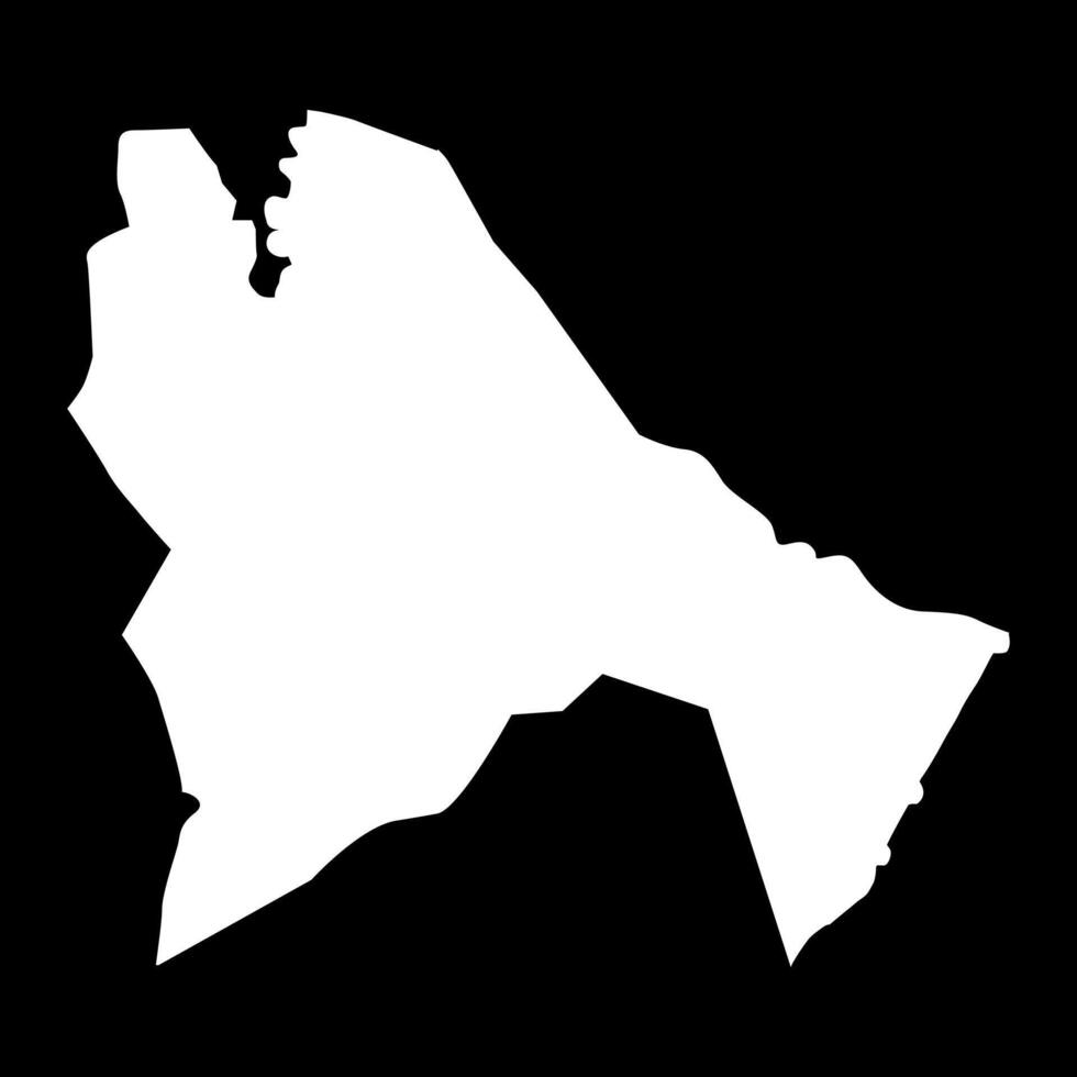 Sennar State map, administrative division of Sudan. illustration. vector