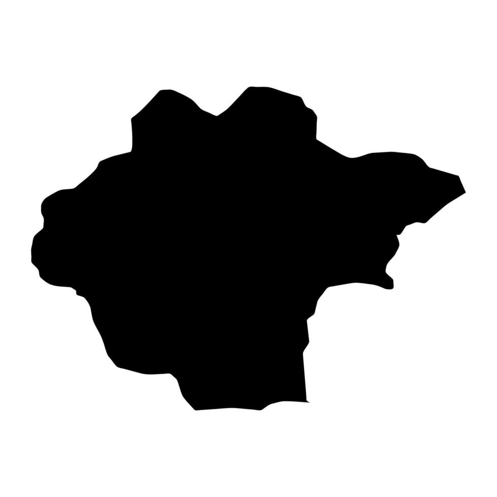 Mardan district map, administrative division of Pakistan. illustration. vector