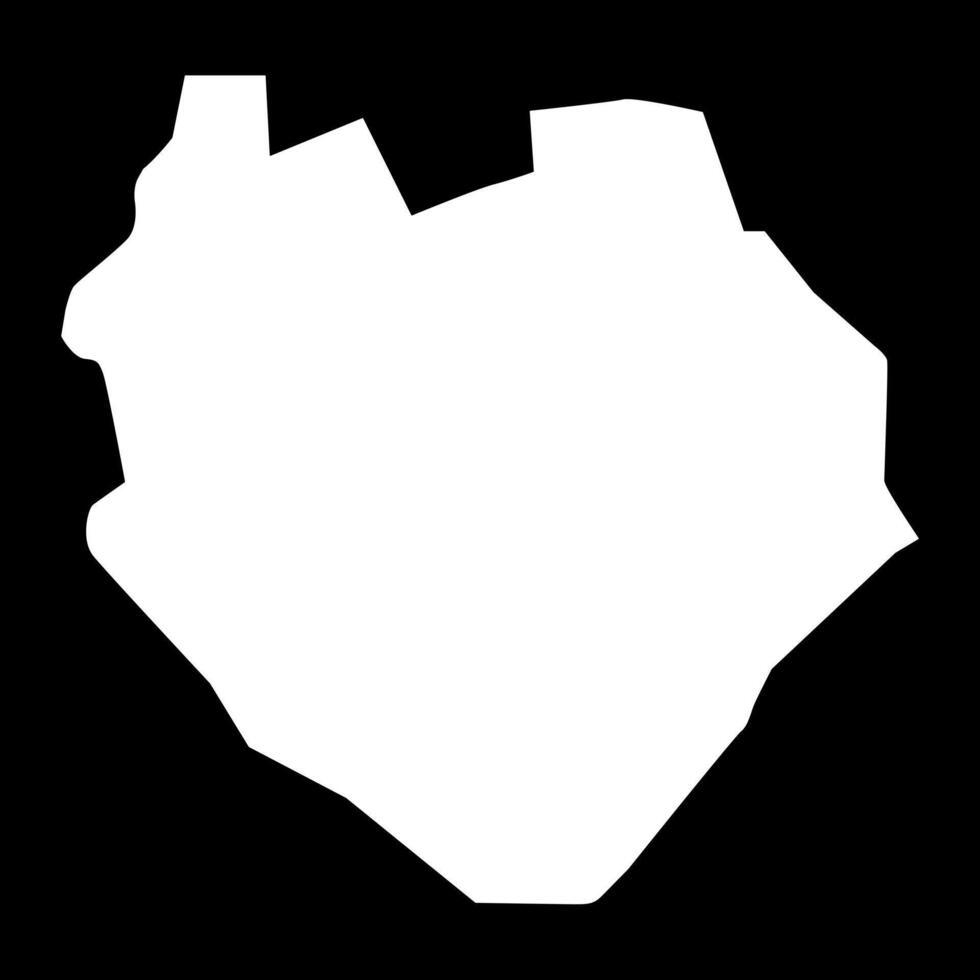 South Kordofan State map, administrative division of Sudan. illustration. vector