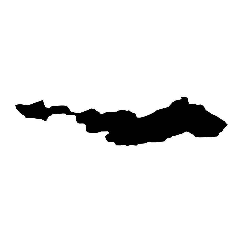Loralai district map, administrative division of Pakistan. illustration. vector