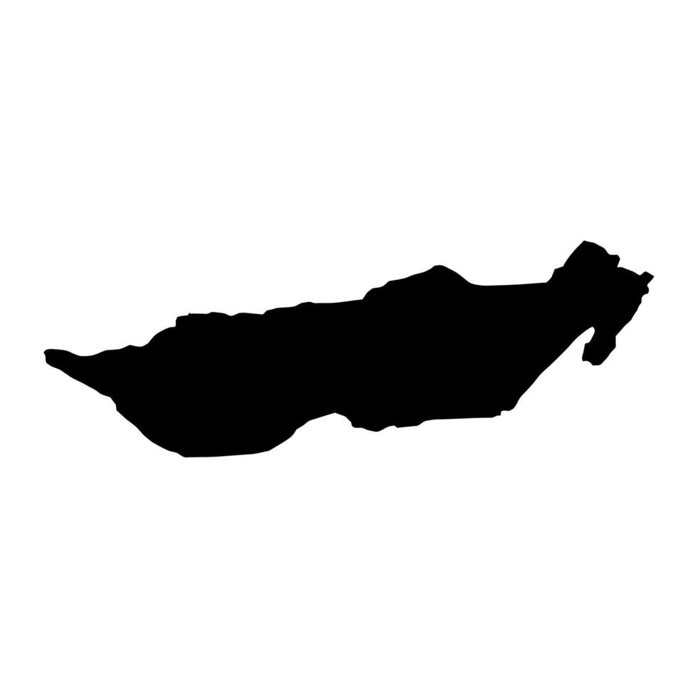 Duki district map, administrative division of Pakistan. illustration. vector