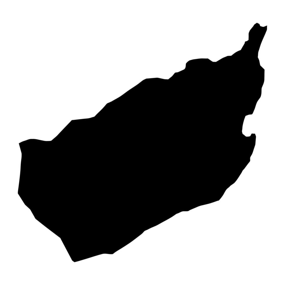 Kharan district map, administrative division of Pakistan. illustration. vector