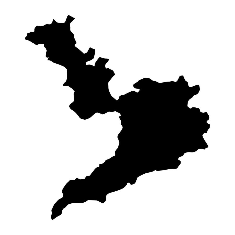 Nankana Sahib district map, administrative division of Pakistan. illustration. vector
