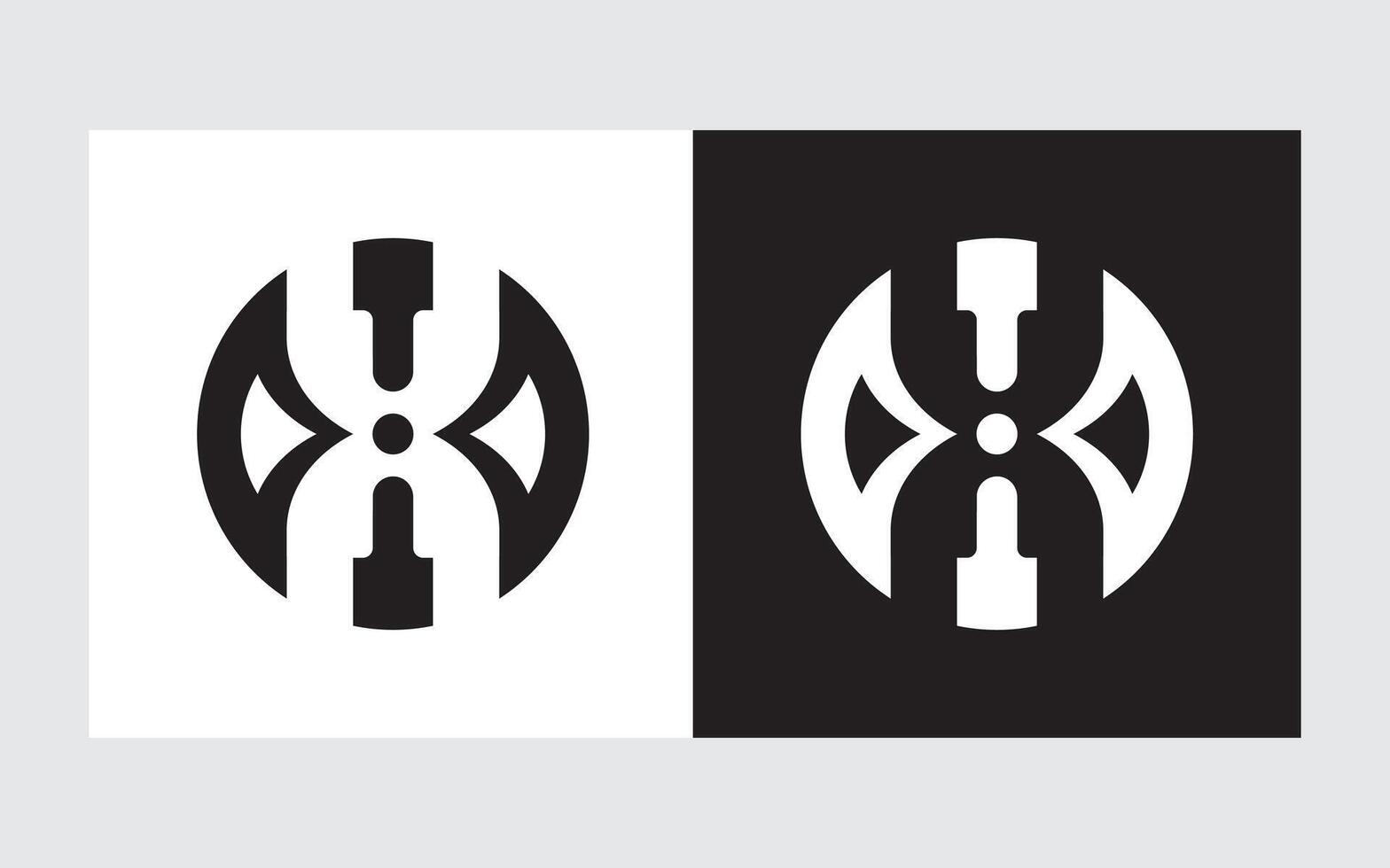 a monogram logo in the shape of the letter h vector