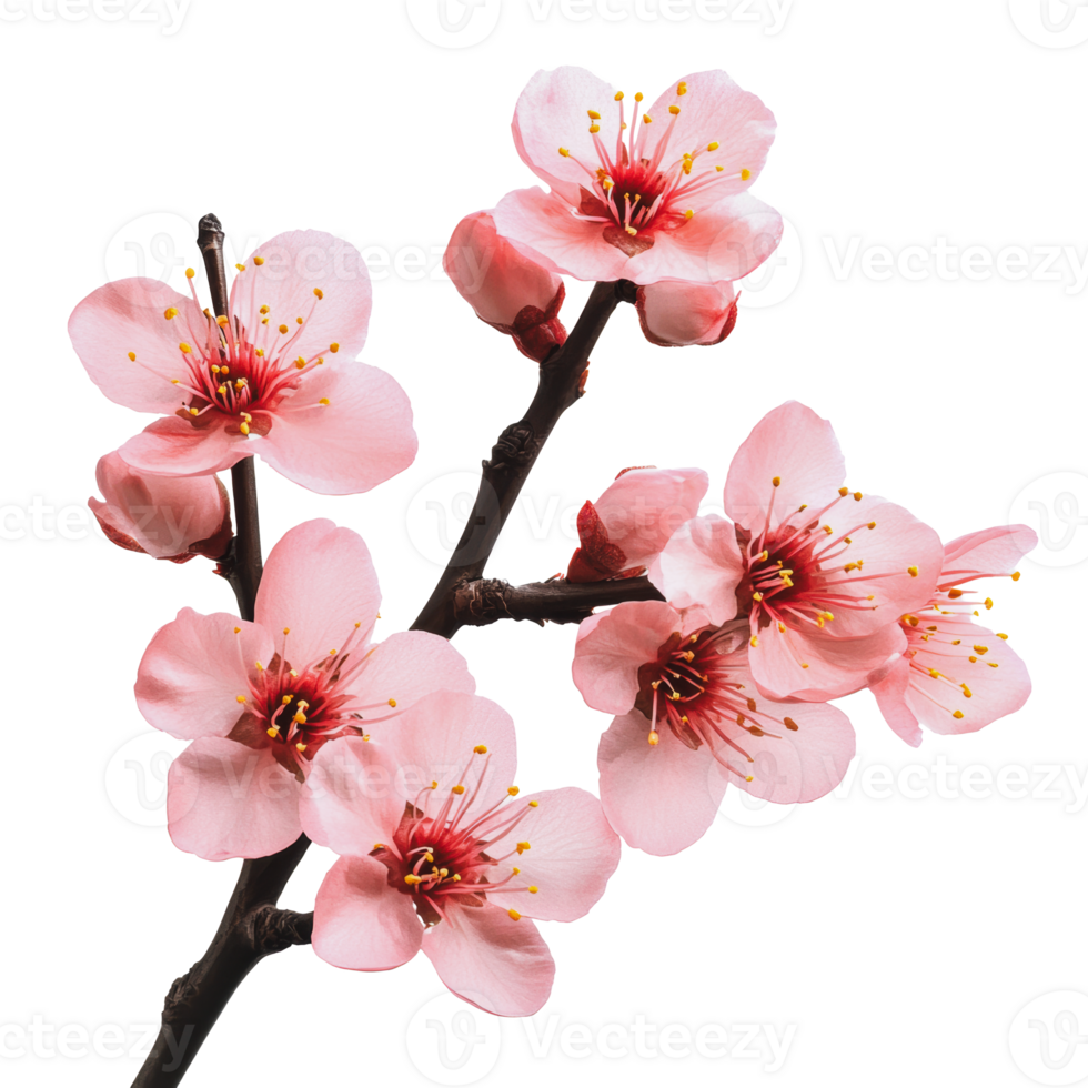 Cherry blossoms in bloom during spring season png