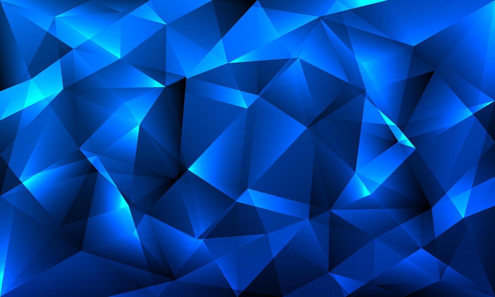 shiny blue diamond texture blue polygon pattern background vector