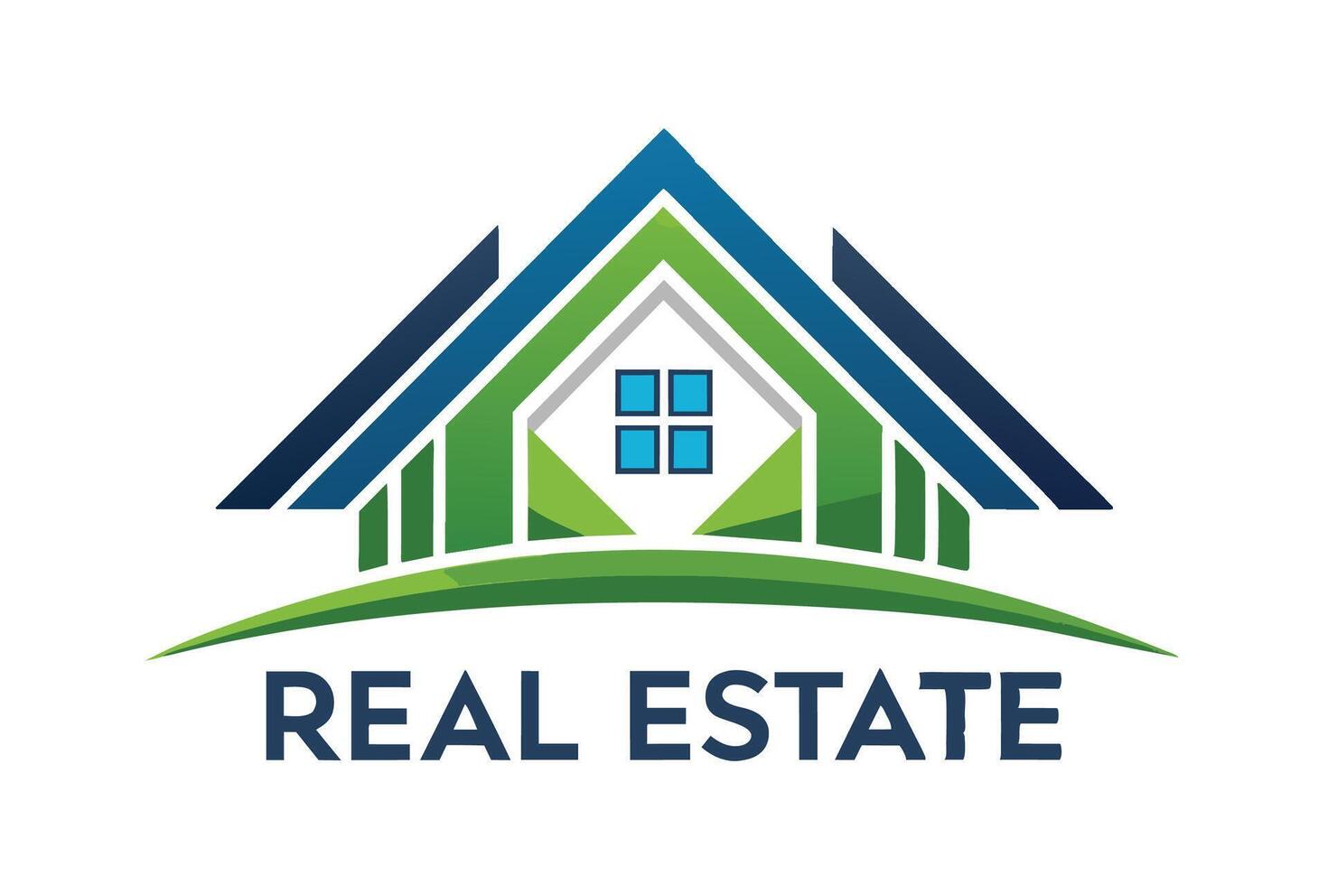 Sophisticated Real Estate Emblem vector