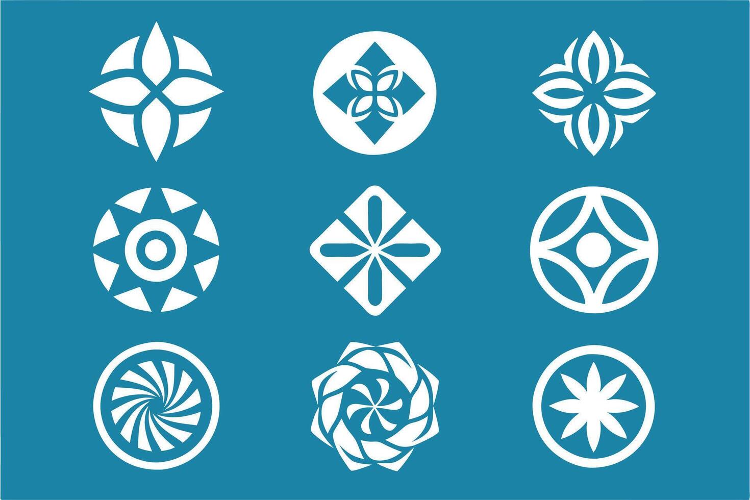 Polished Branding Symbols vector