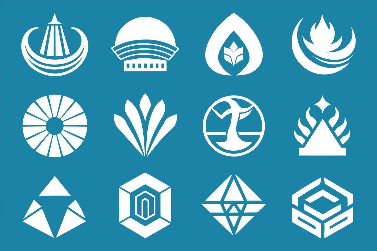 Creative Branding Symbols vector