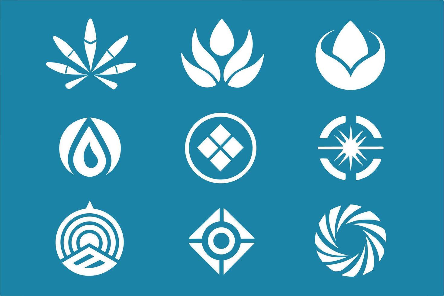 Dynamic Branding Symbols vector