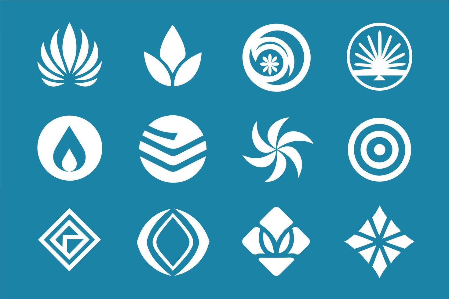 Stylized Modern Symbols vector