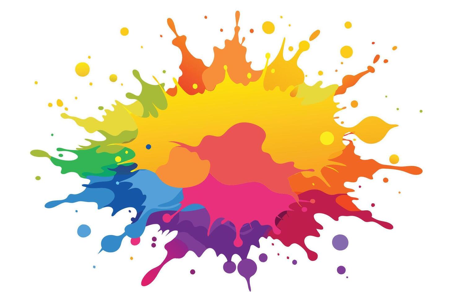 Elegant Watercolor Splash Art vector