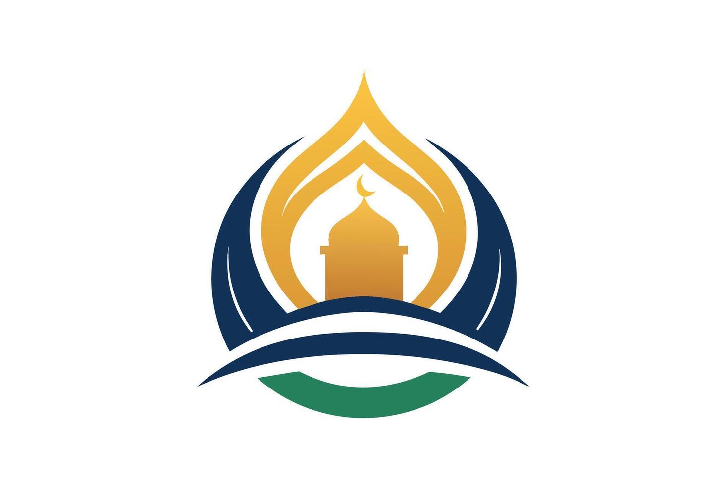 Elegant Islamic Emblem vector