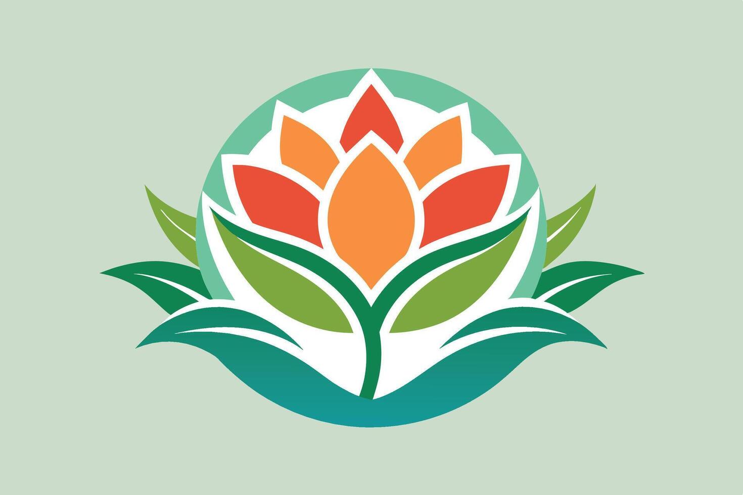 Whimsical Flower Artwork vector