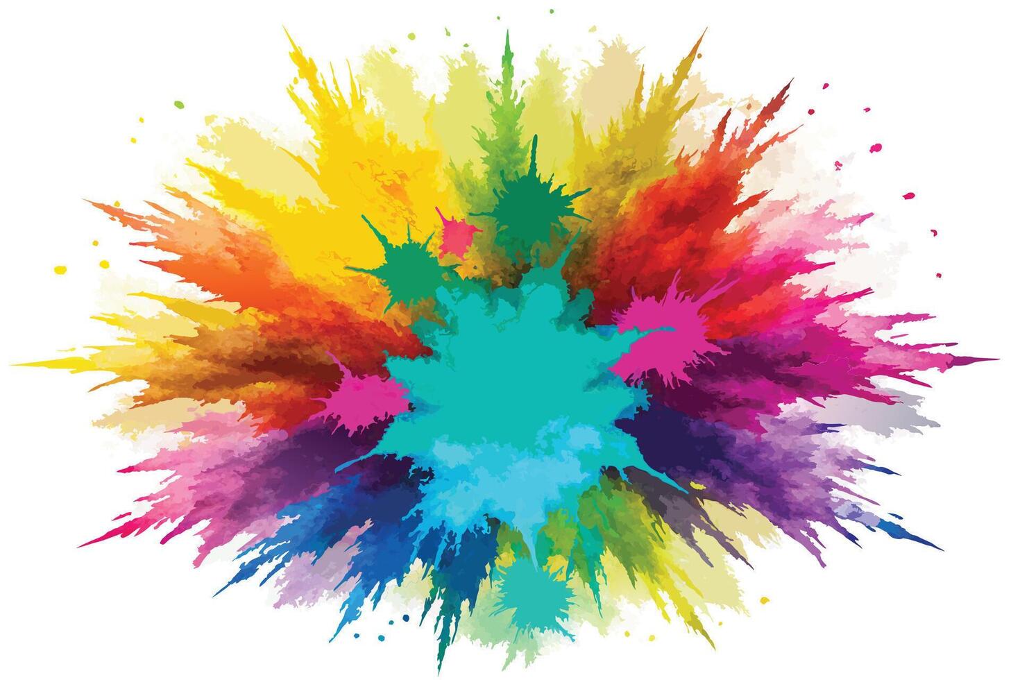 Creative Color Splash vector