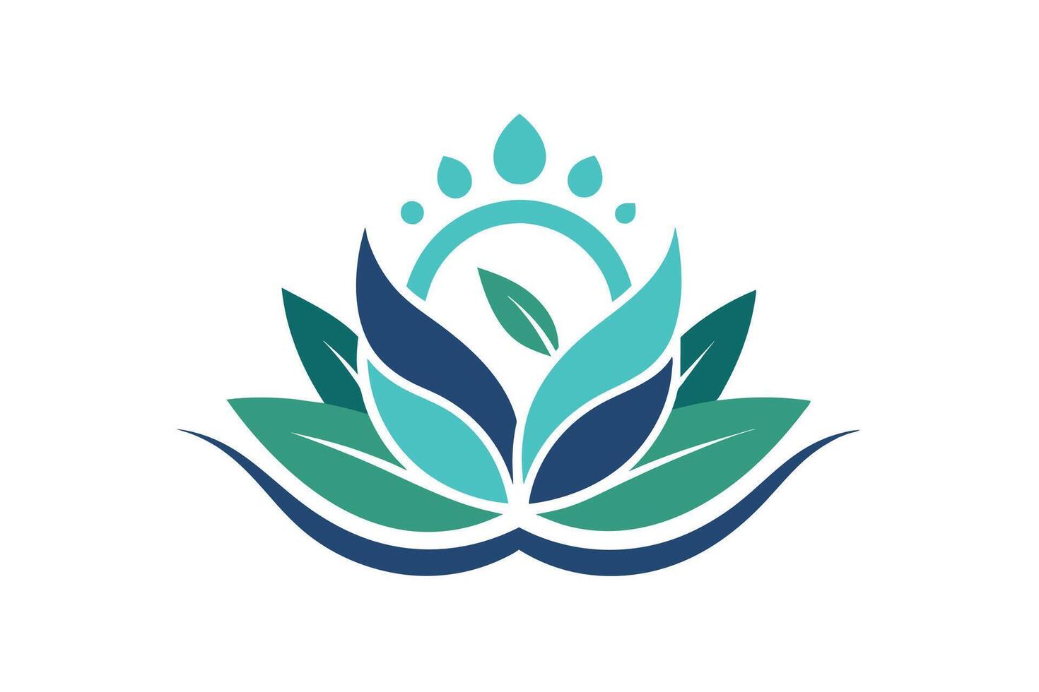 Tranquil Essence Spa Emblem vector