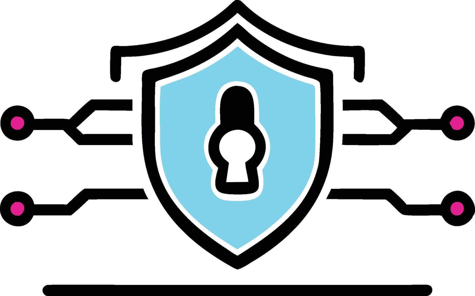 Modern Lock Design for Protection vector
